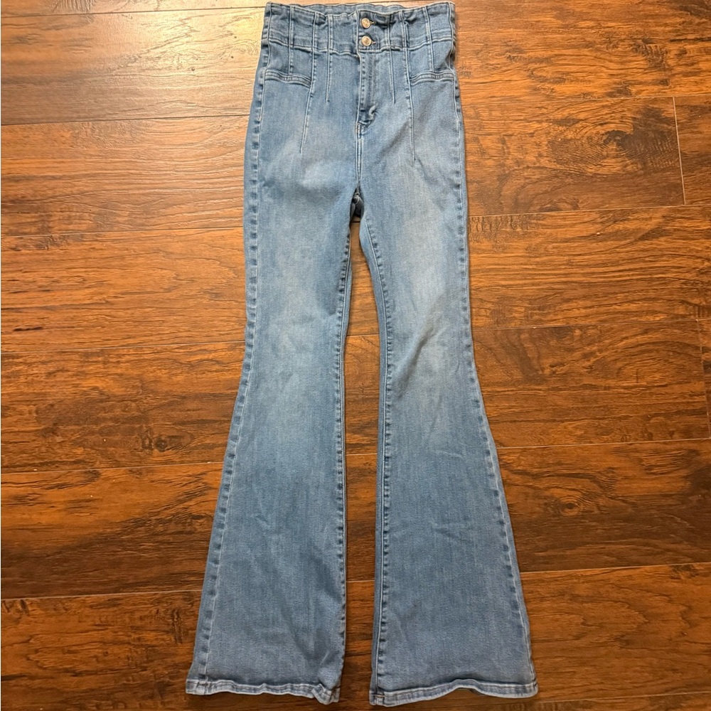 We The Free Light Blue Flare Jeans